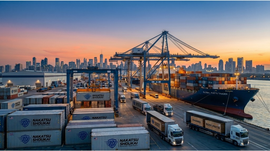 Nakatsu Shoukai Cargo Terminal and Shipping Port